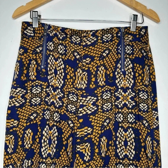Cartonnier Anthropologie Printed Wide Leg Cropped Pants Size 4 - Picture 4 of 9